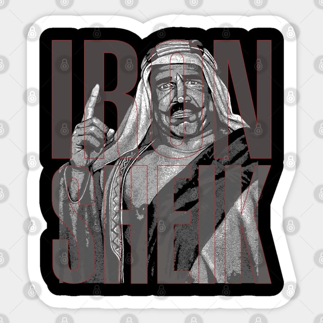 iron sheik fan art Sticker by StoneSoccer